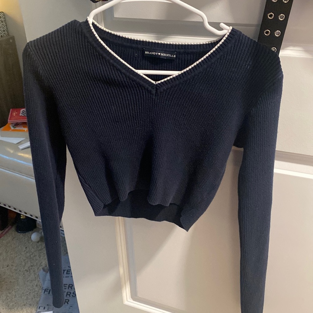 Brandy cropped long sleeve
